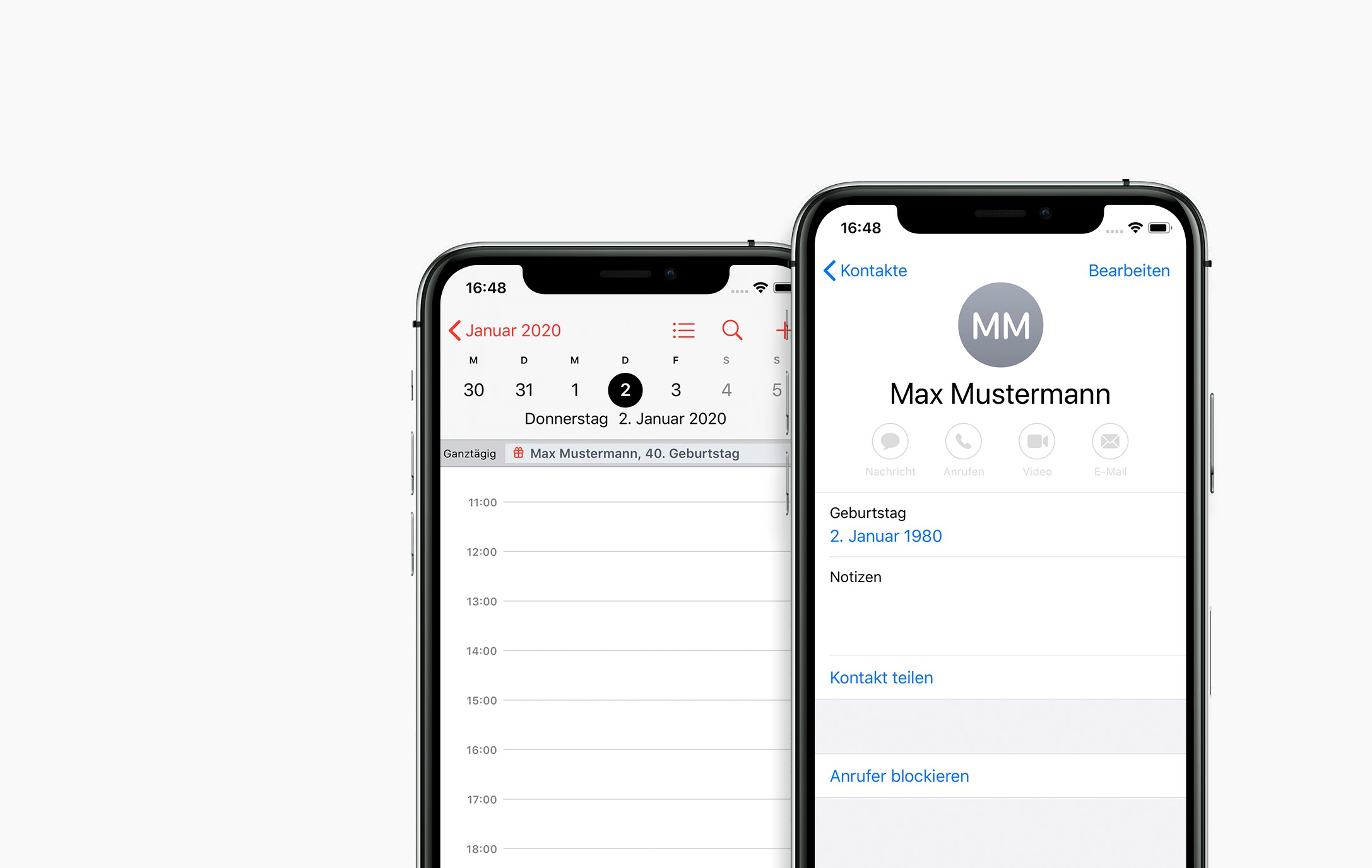 Geburtstagserinnerungen im iPhone einrichten - iDoc