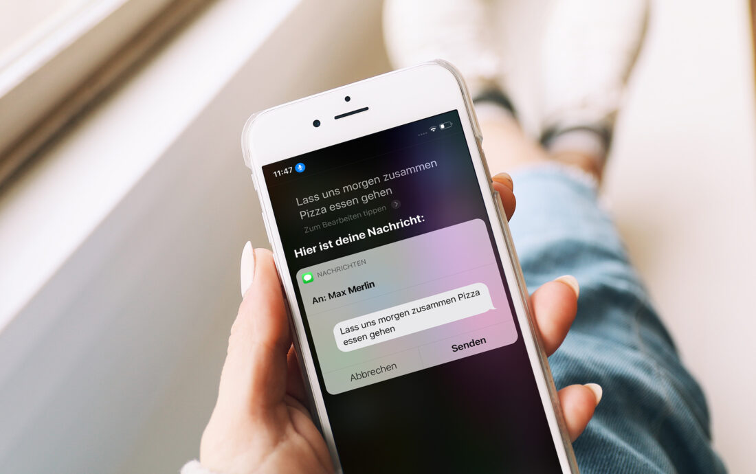 Beispiel für Hey Siri im Alltag