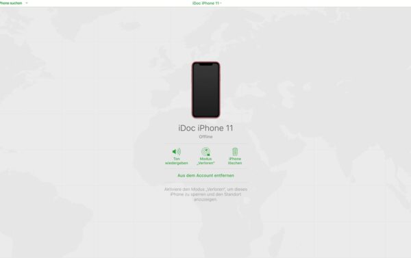 Mein iPhone suchen deaktivieren, Standort ist nicht gespeichert