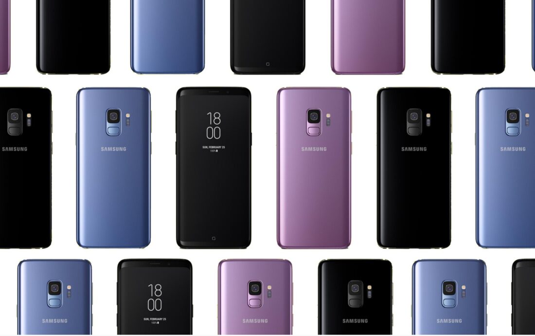 Galaxy S9 in verschiedenen Farben