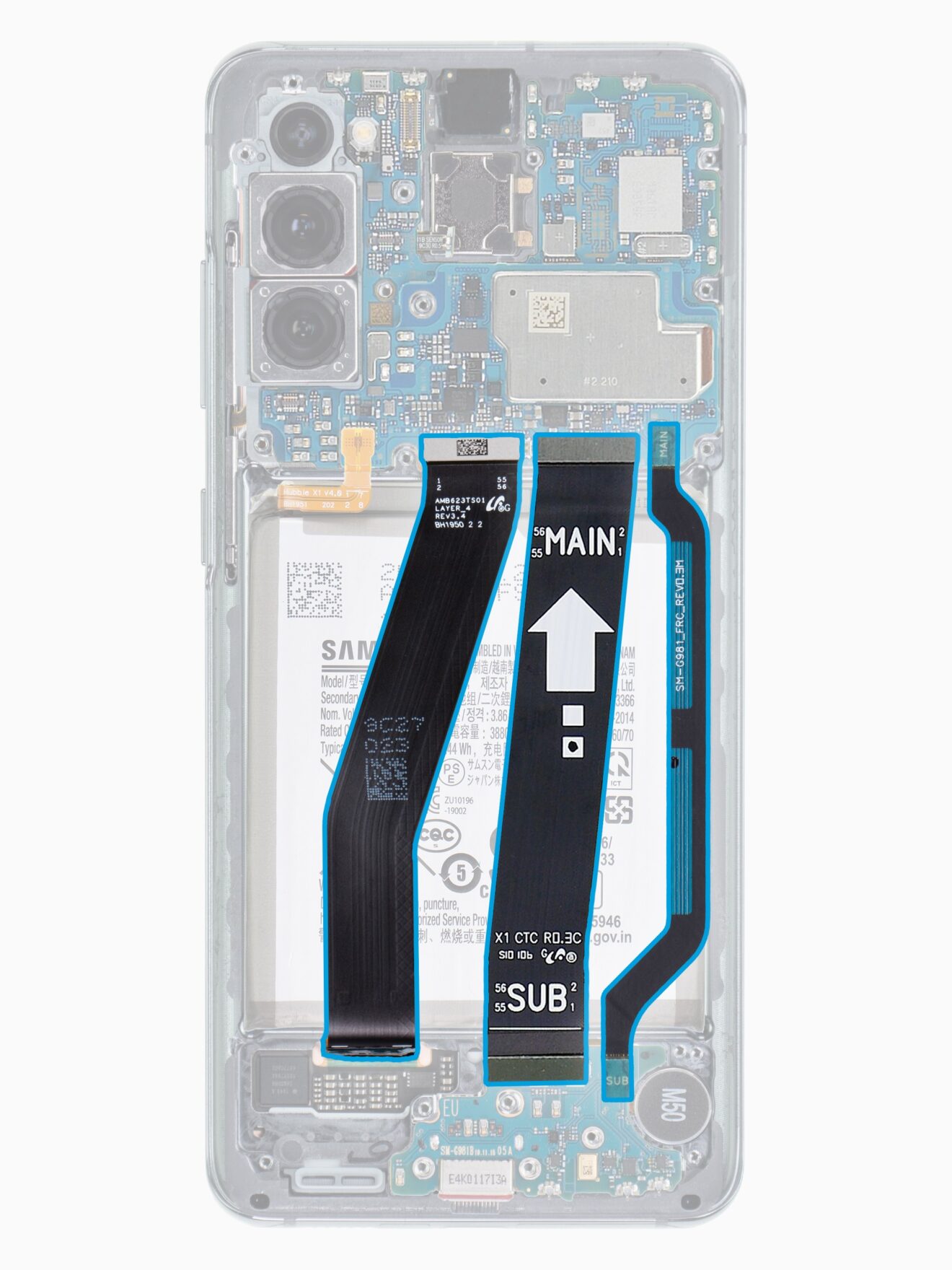 Samsung Galaxy S20 Fe Speicher Erweitern Ein Blick ins Innere: Samsung Galaxy S20 Teardown | iDoc