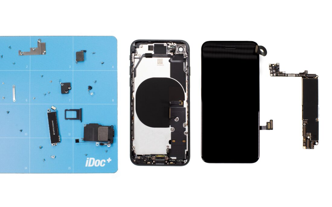 Alle Teile des iPhone SE auf einen Blick