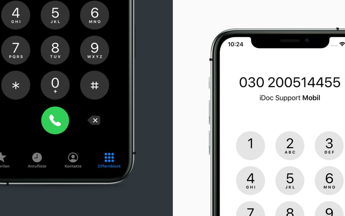 Hell oder Dunkel? So wirkt es in der Telefonapp