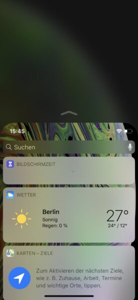 iOS - Vergleich Einhand-Modus 2