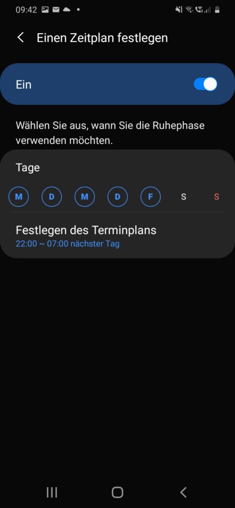 Digitales Wohlbefinden | Ruhemodus | Android-Einstellungen | Blog