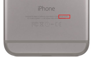 iphone modellnummer mx9r2zd a