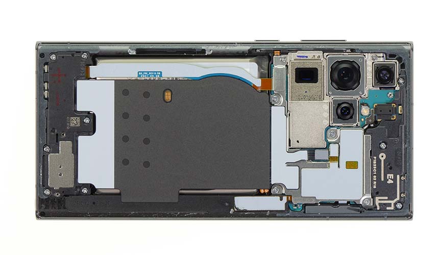 galaxy s22 ultra | reparatur | innenaufbau | ladespule