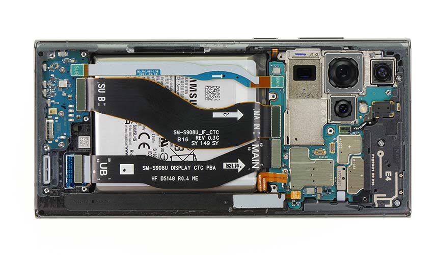 galaxy s22 ultra | reparatur | innenaufbau