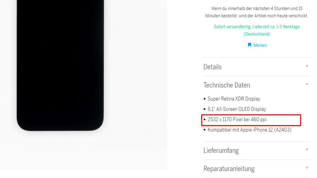 iPhone | Ersatzteil | Modell | Modellnummer | Ersatzteil