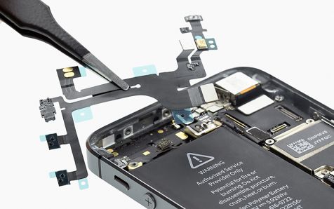 iPhone 5s Removing the logic board screws Guide – iDoc