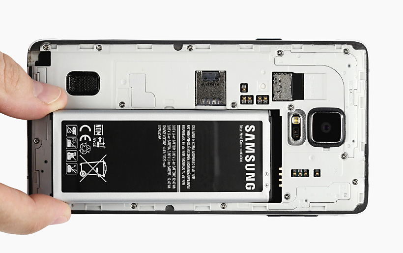 Samsung Galaxy Note 4 battery repair guide iDoc