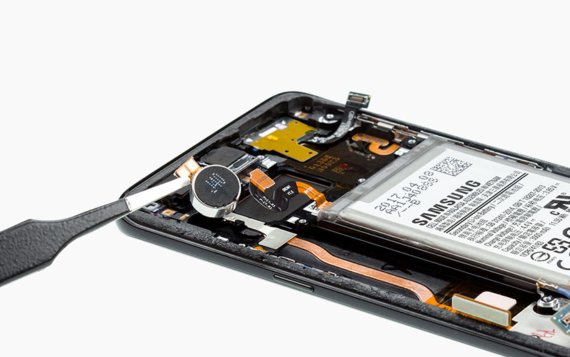 Samsung Galaxy S8 Vibrationsmotor tauschen - Reparaturanleitung