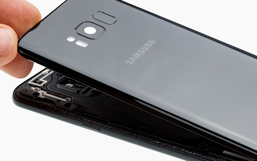 Samsung Galaxy S8 back cover repair guide iDoc