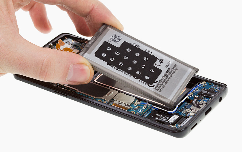 Samsung Galaxy S9+ Akku austauschen Reparaturanleitung iDoc