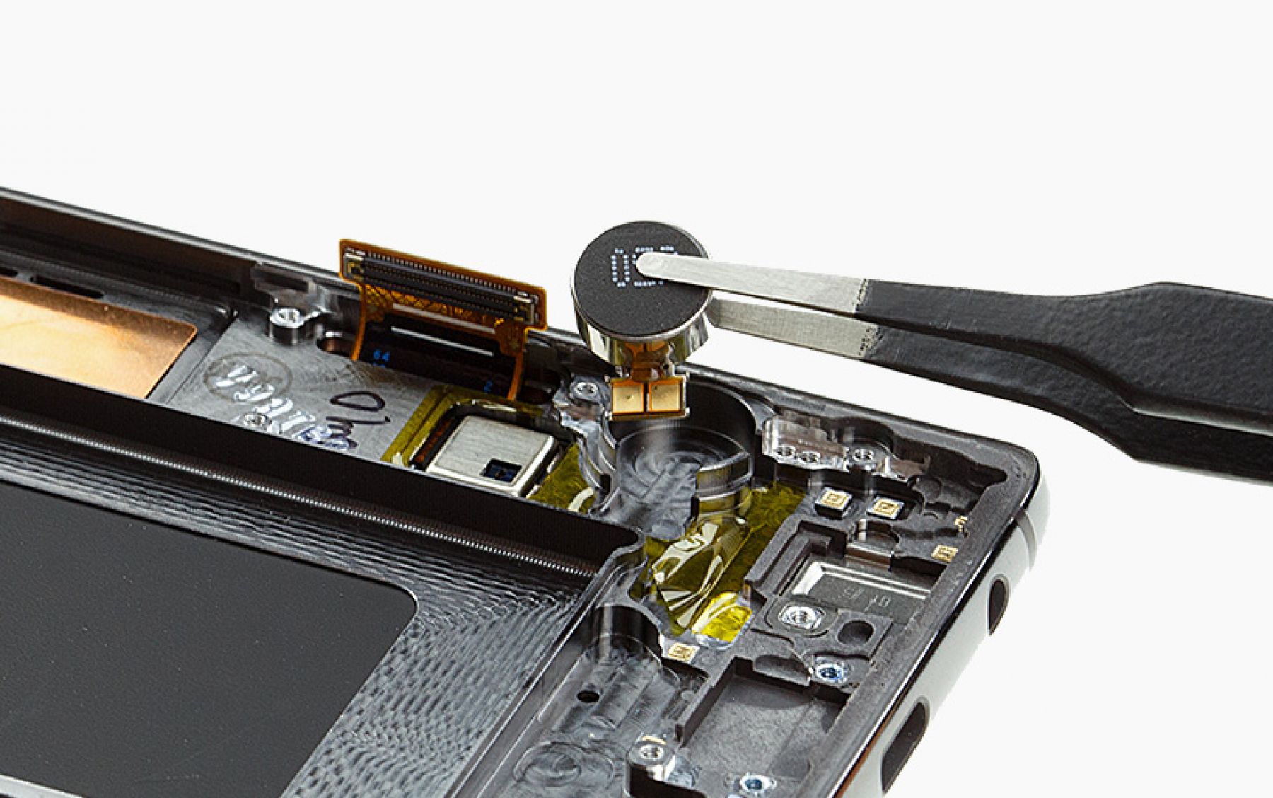 Samsung Galaxy S10 Vibrationsmotor tauschen - Reparaturanleitung | iDoc