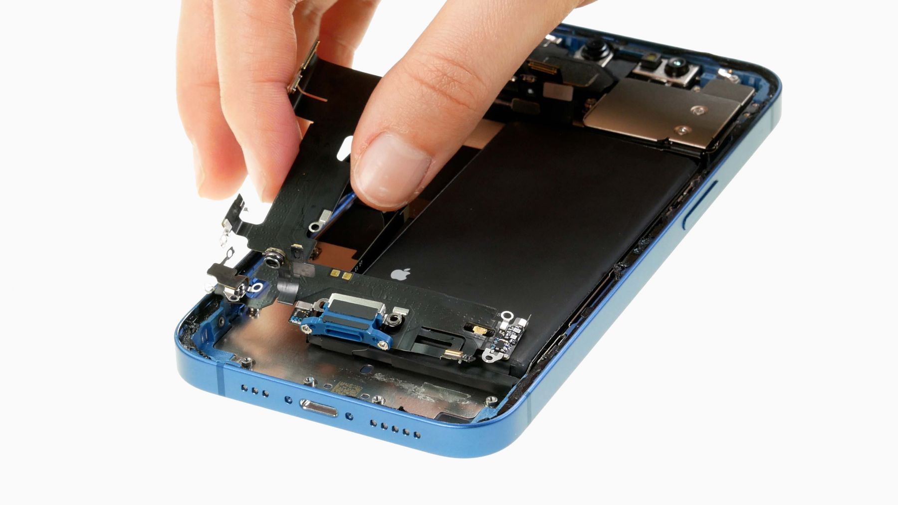 iPhone 13 Lightning connector replacement repair guide iDoc