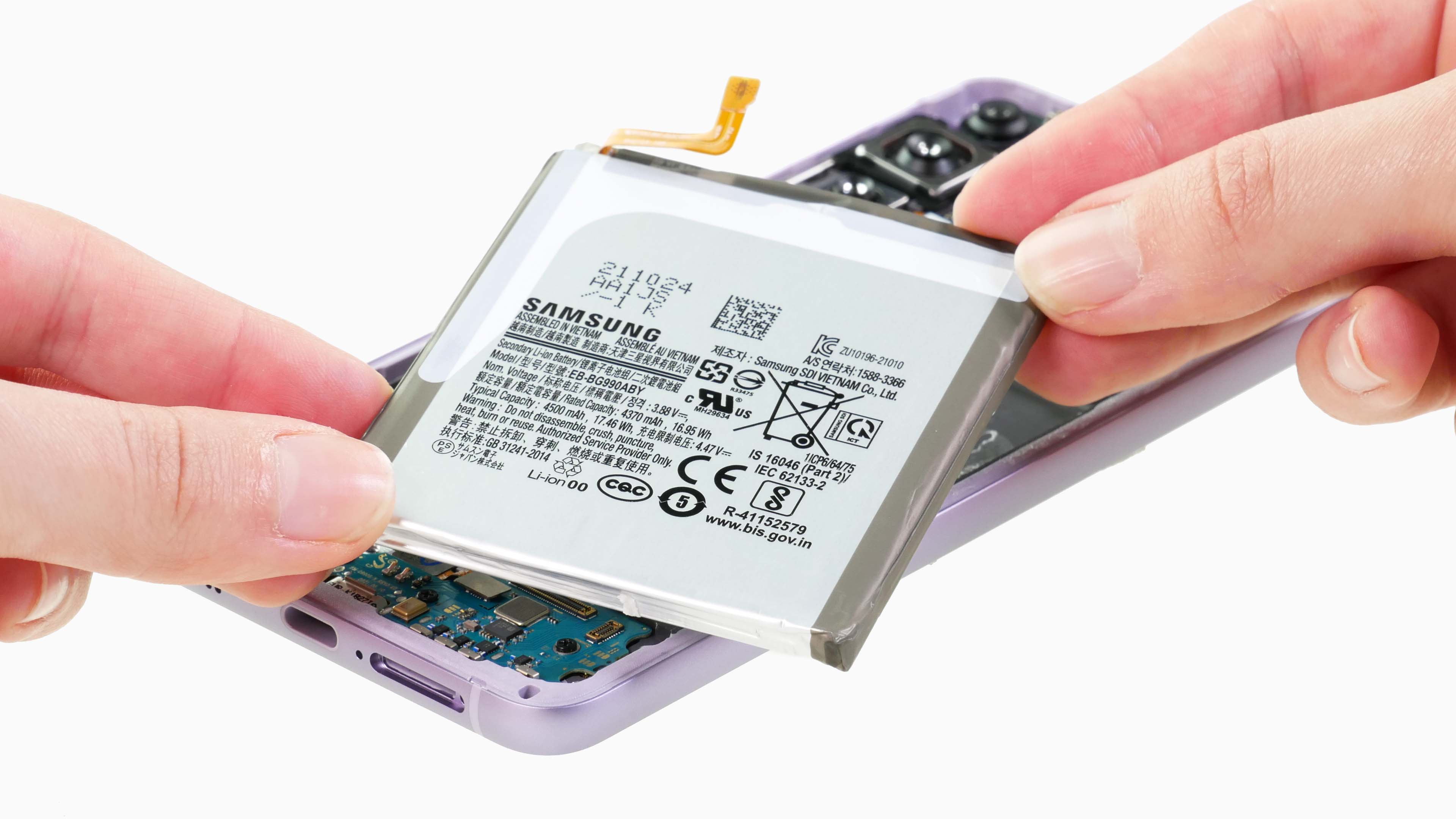 Samsung Galaxy S21 FE 5G battery replacement - repair guide | iDoc