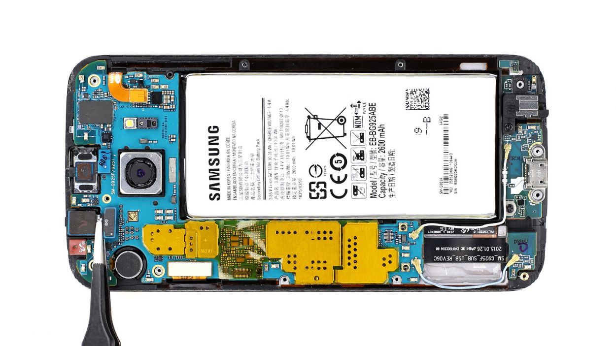 Samsung Galaxy S6 Edge battery repair guide iDoc