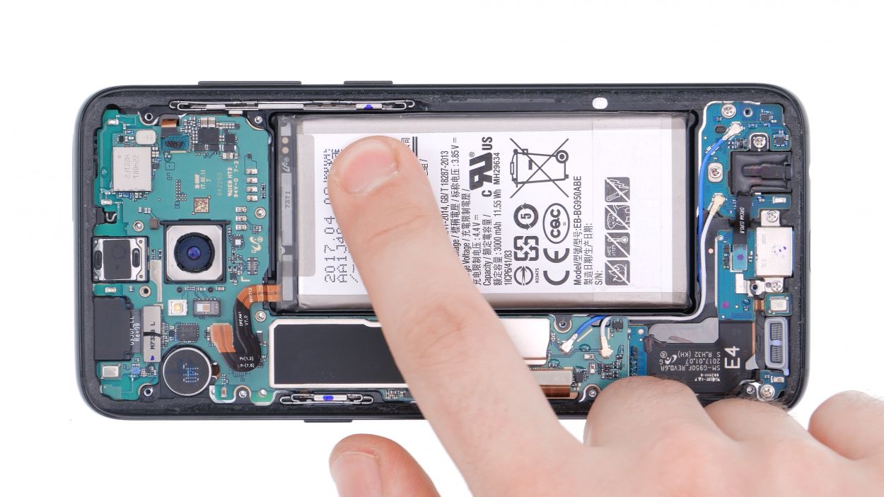 Samsung Galaxy S8 battery repair guide iDoc