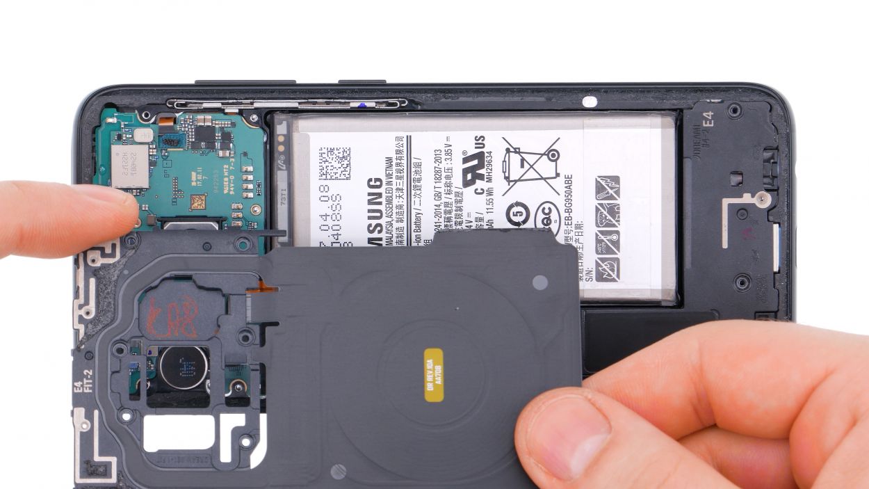 Samsung Galaxy S8 wireless charging antenna repair guide | iDoc