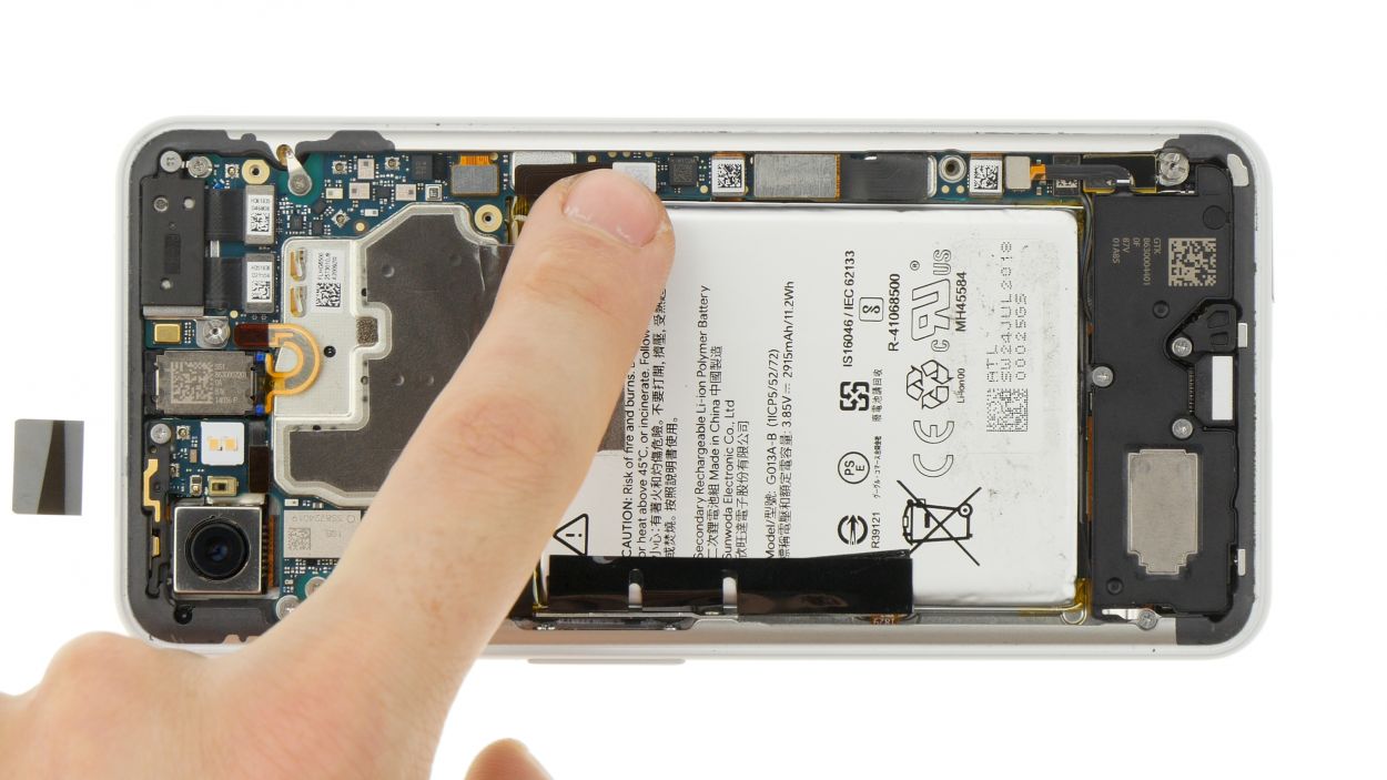 Google Pixel 3 battery repair guide iDoc
