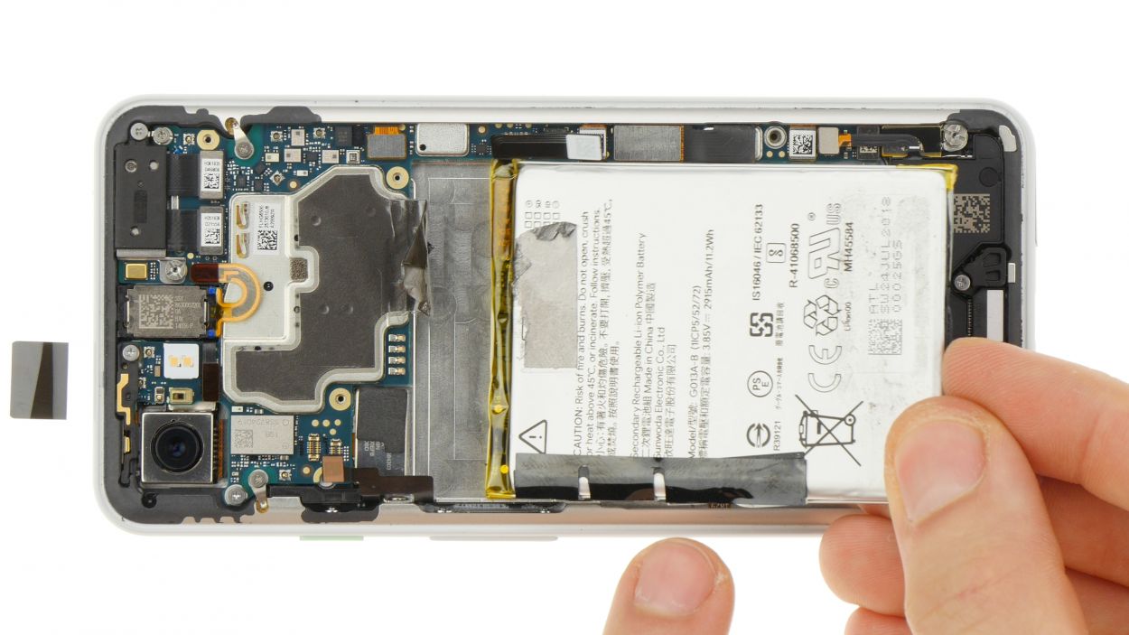 Google Pixel 3 battery repair guide iDoc