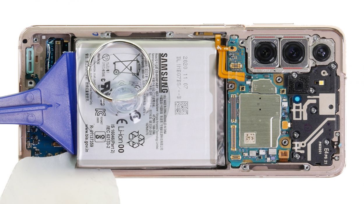 Samsung Galaxy S21 5G battery replacement repair guide iDoc