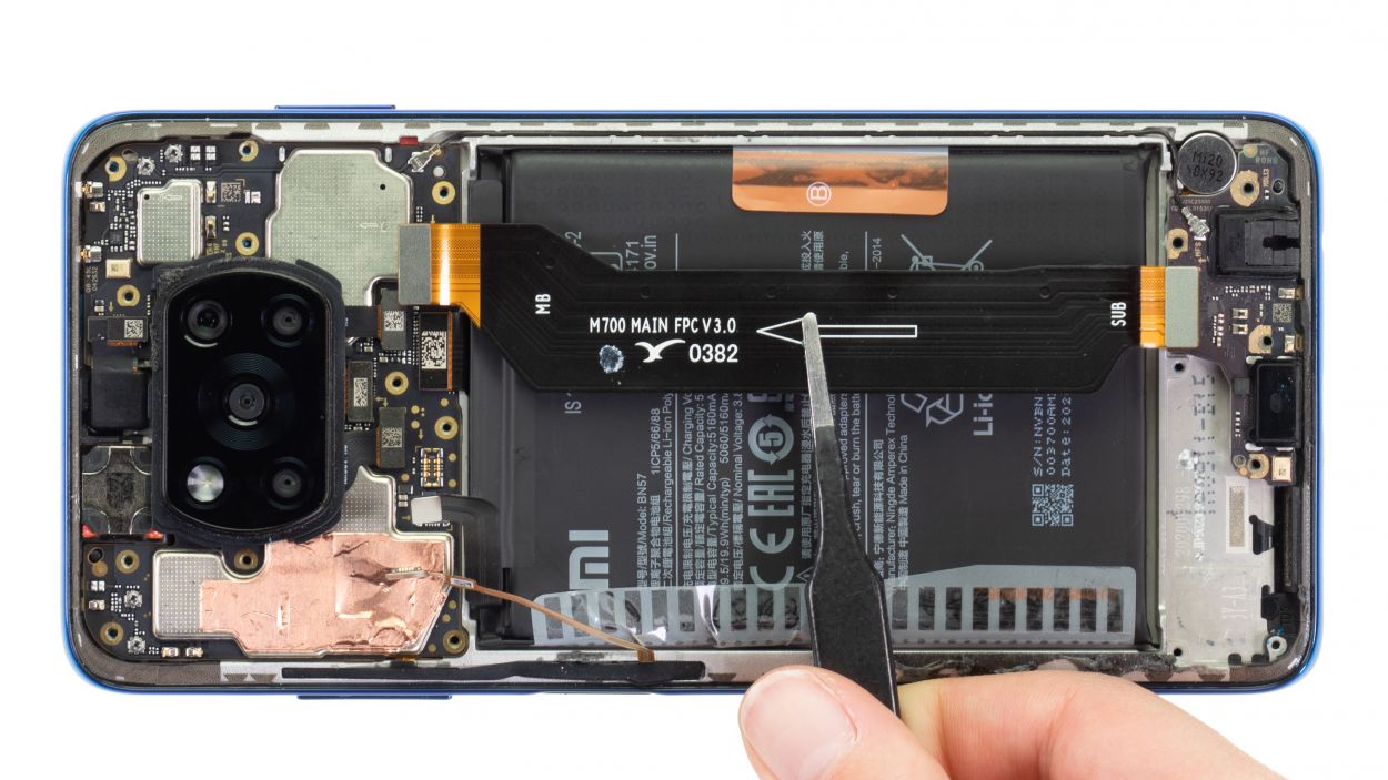 Xiaomi Poco X3 NFC battery replacement repair guide iDoc