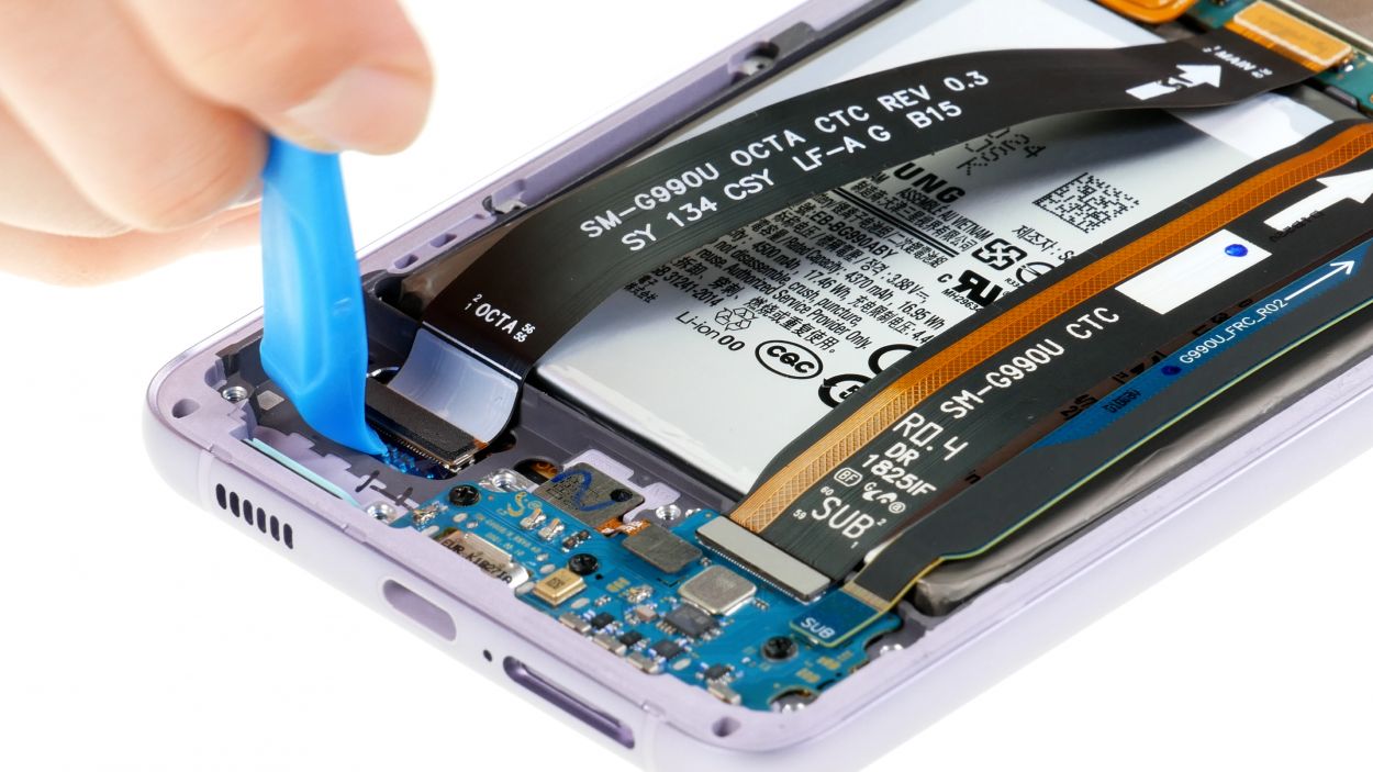 Samsung Galaxy S21 FE 5G battery replacement repair guide iDoc